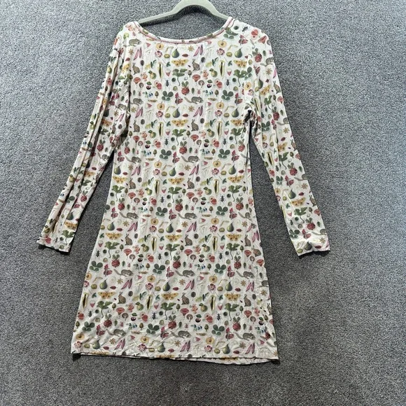 Pip Studio Amsterdam Lounge Dress Nightdress L Woodland Botanical Long Sleeve - Picture 2 of 11